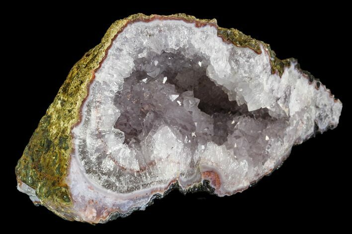 Amethyst Crystal Geode Section - Morocco #109450